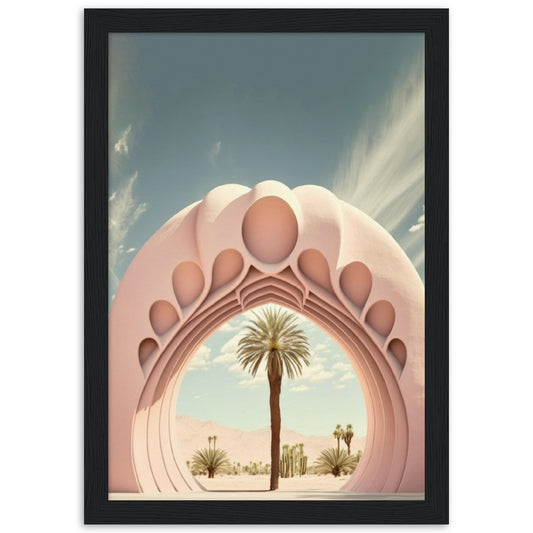The Palm King - Museum-Quality Matte Paper Wooden Framed Poster